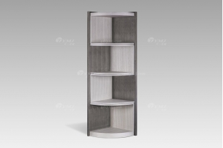 現代輕奢高端別墅家具品牌灰橡色+尼斯色書柜