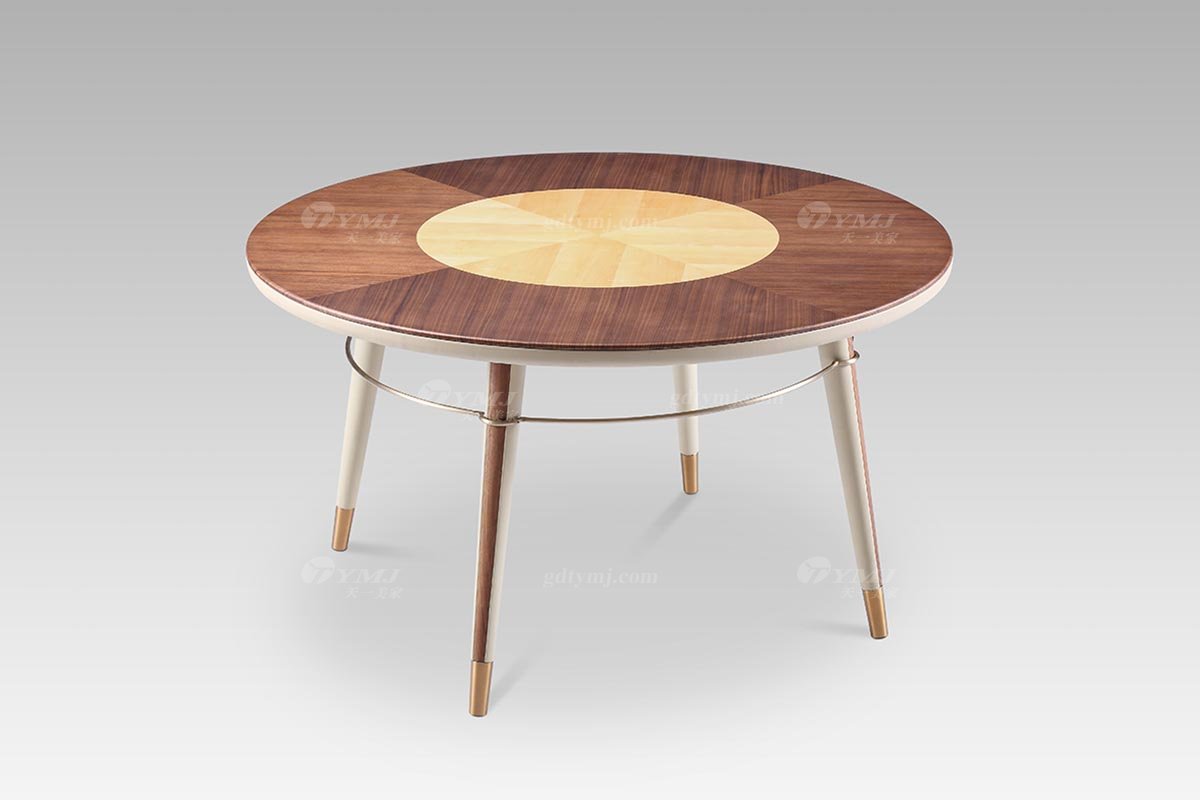 現(xiàn)代輕奢別墅豪華家具時尚高級大理石面+灰橡餐桌餐桌DT2803-20側